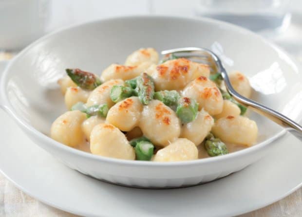 gnocchi con asparagi gratinati