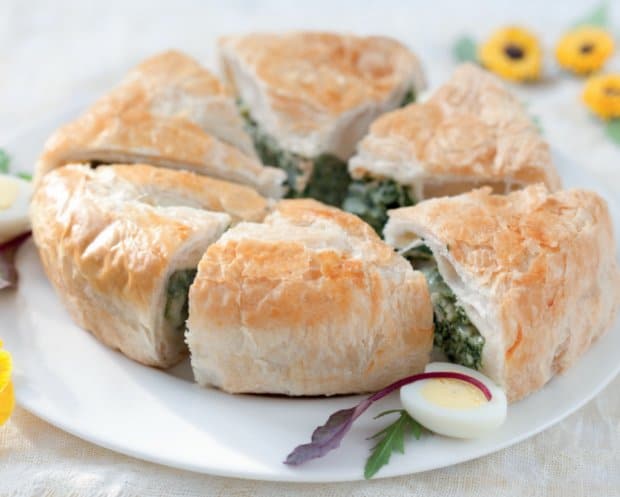 Torta salata con ricotta e spinaci